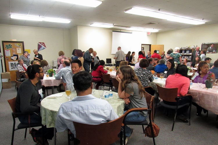 All the mentors that helped the RP students with their projects were invited to a luncheon, pictured above, as a way of giving thanks for working with the students all year long.