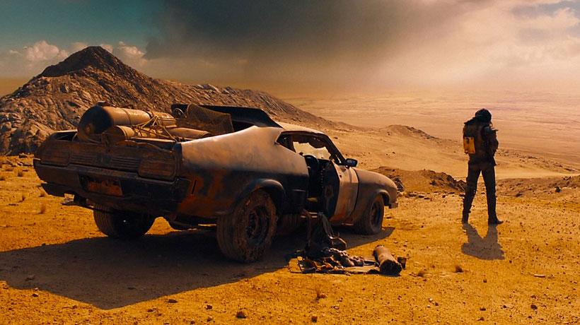 A scene from the opening of Mad Max: Fury Road