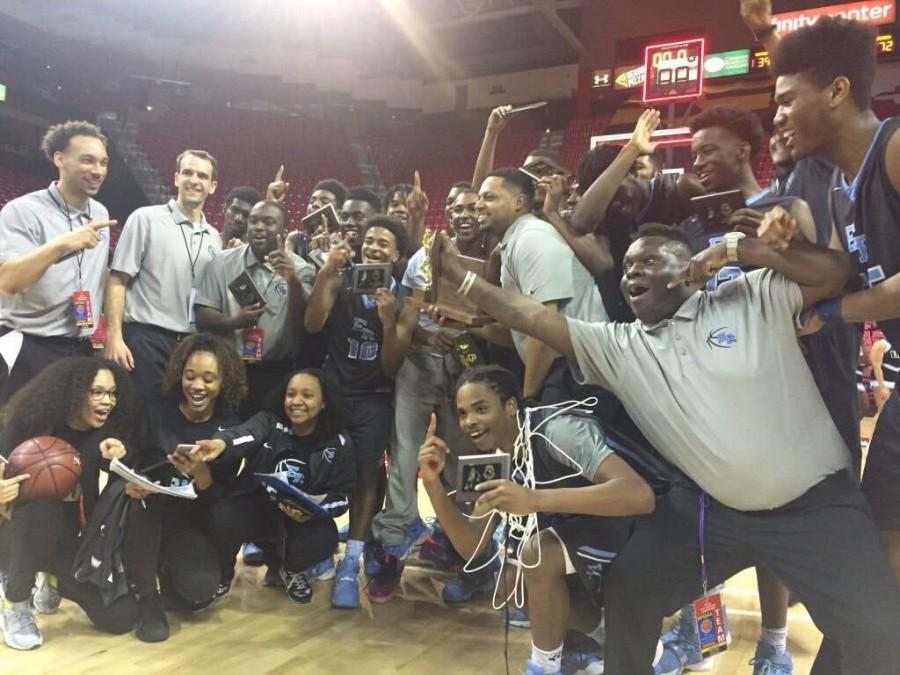 Roosevelt celebrates after winning the State Championship