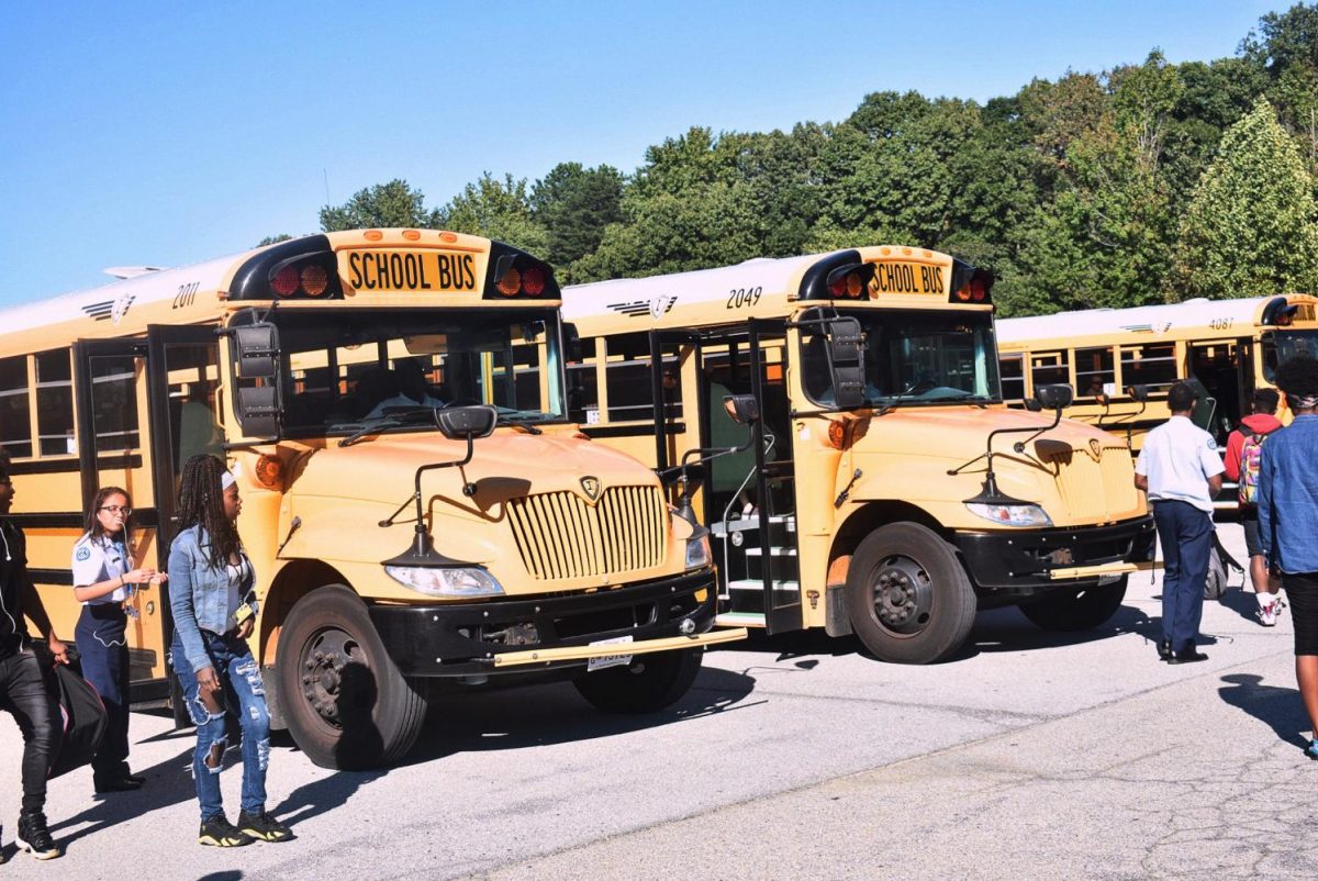 Lower Bus lot at ERHS 