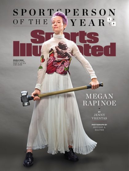 Megan Rapinoe named 2019 Sportsperson of the Year. Photo Credit to Sports Illustrated Magazine