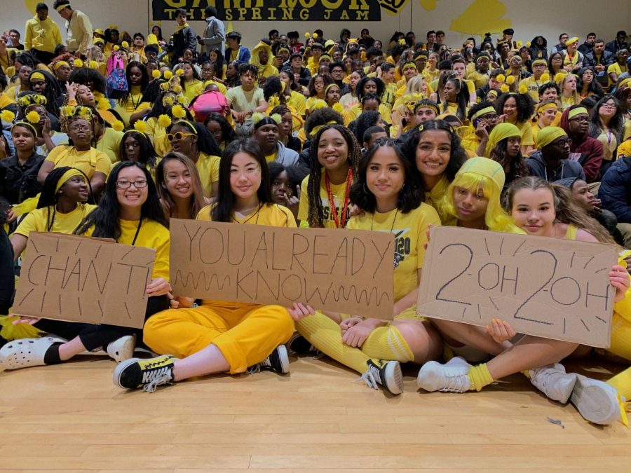 The+Class+of+2020+at+Pep+Rally.+
