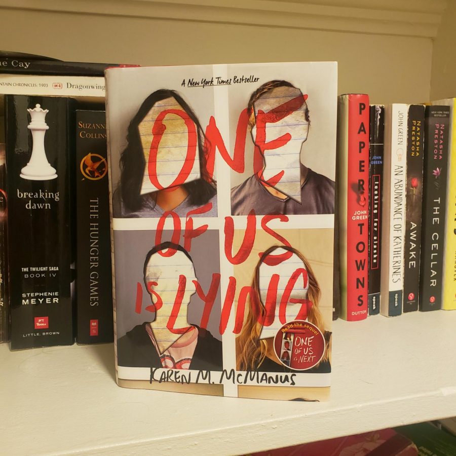 Cover of the novel One of Us is Lying by Karen McManus. Photo courtesy of Olivia Bryan