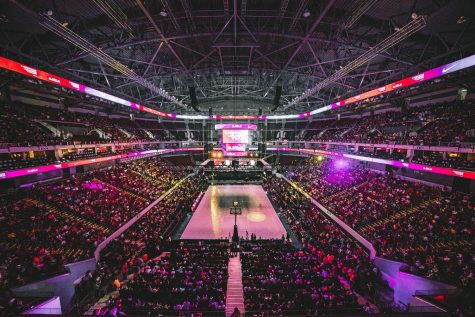 An arena before an NBA Game