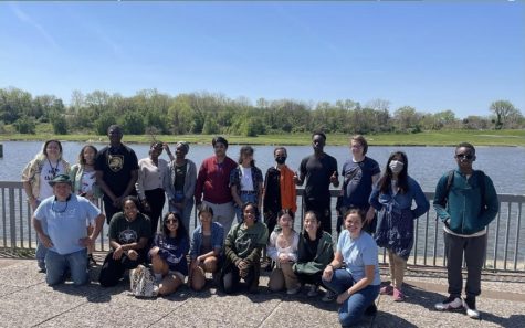 Picture of ERHS students at the Green Summit Field Trip at Schmidt Outdoor Education Center. Photo courtesy of the ERHS Environmental Defense Club.