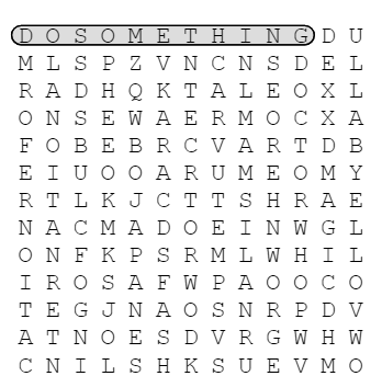 Word Search: Roosevelt Clubs