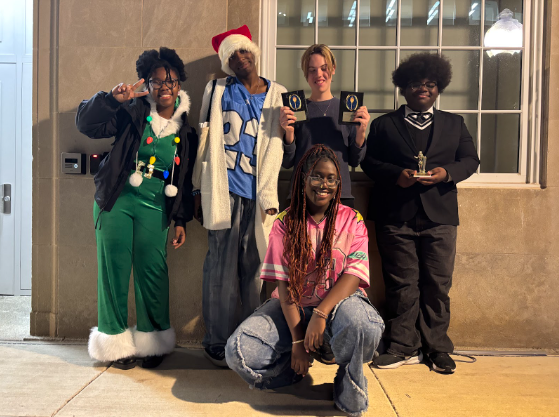 (from left to right: Sandiyah Mannah, Jerry Ngawana, Coach Aisha Bah, Sebastian Zeller, Jadon Ankrah)
