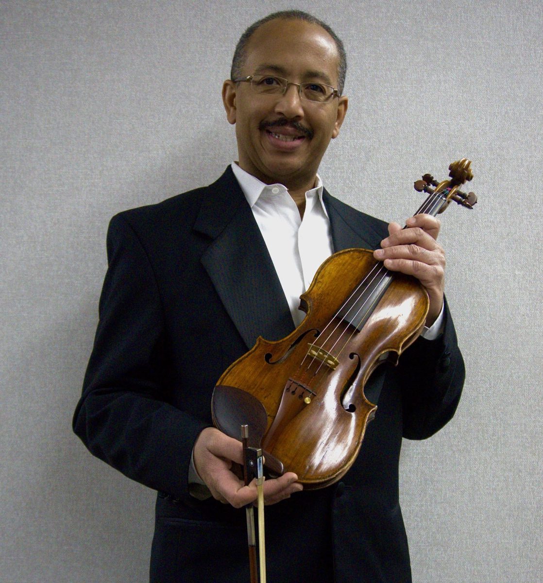 Dr. Yarbrough with his violin