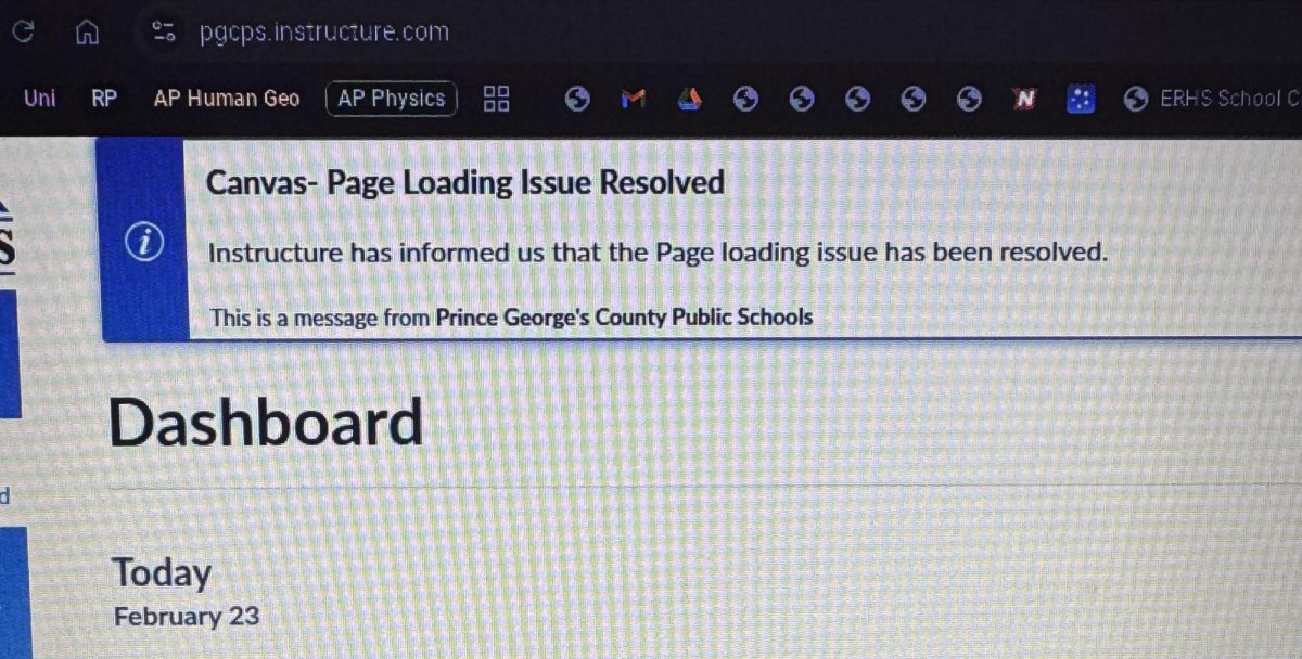 Canvas experiencing loading issues.
