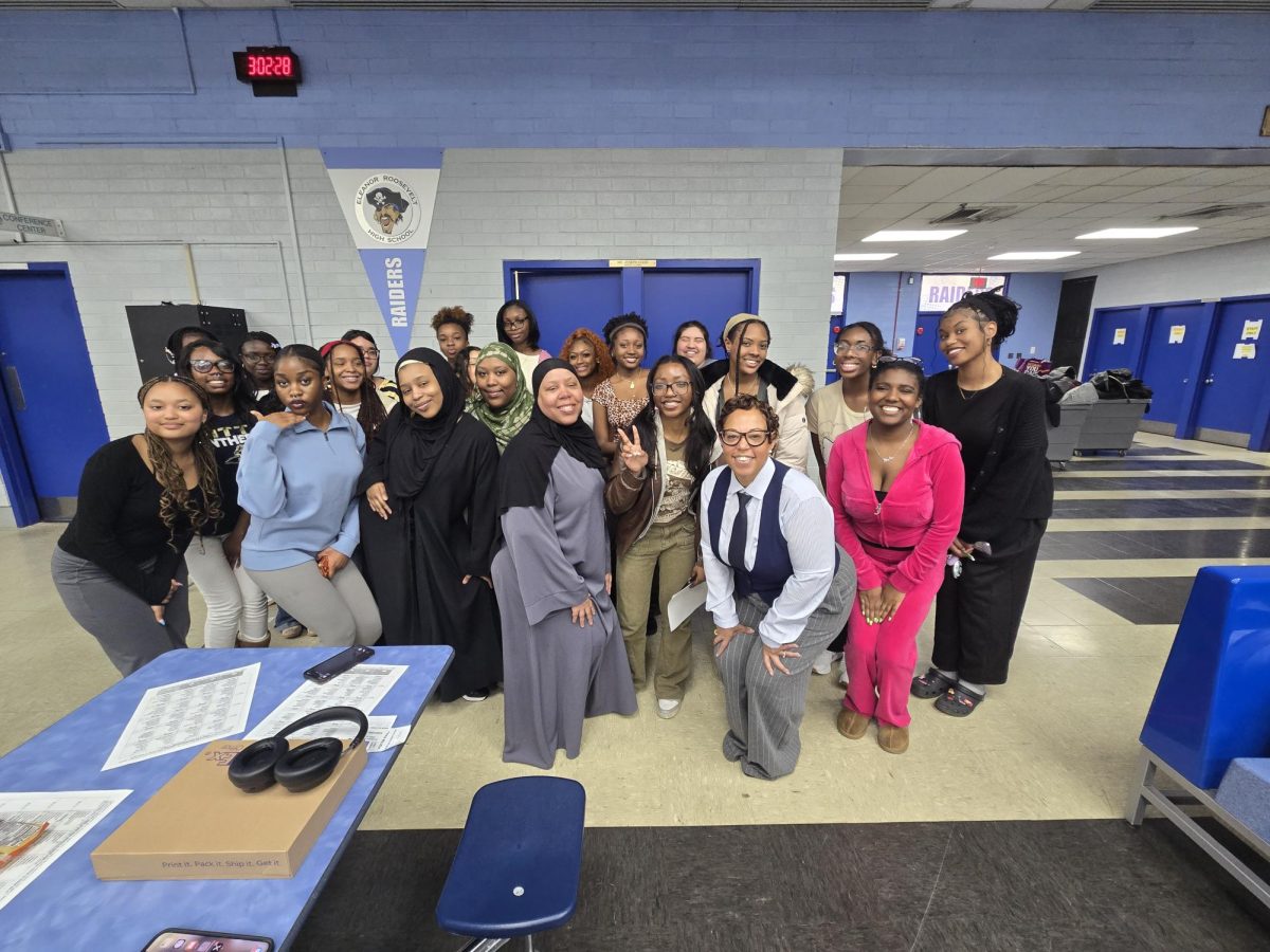 Founder Cecilia Penn-Diallo poses with students after a successful workshop   which concentrated on acknowledging and exercising strengths within different personalities. 